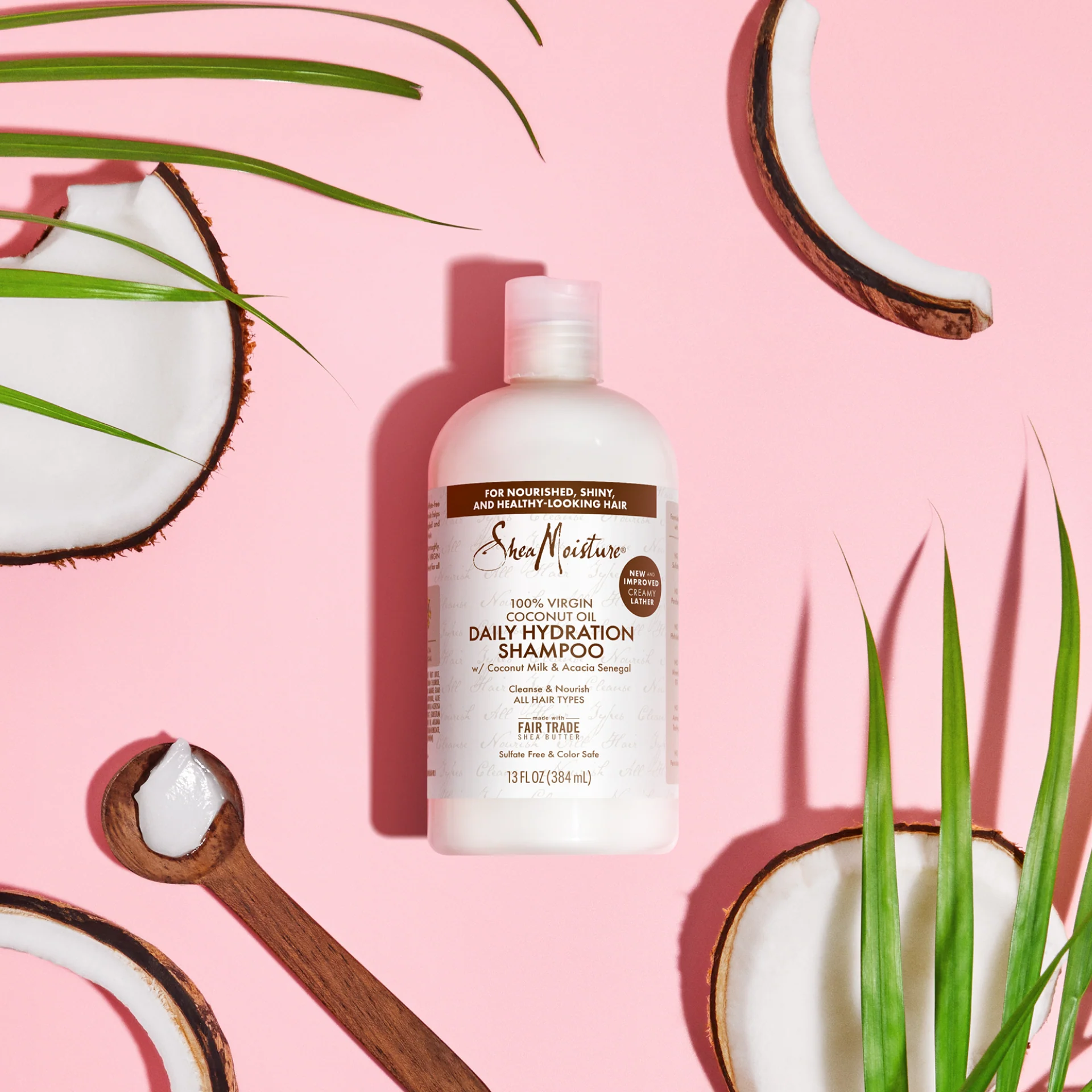100%  Virgin Coconut Oil Daily Hydration Shampoo - Image 9