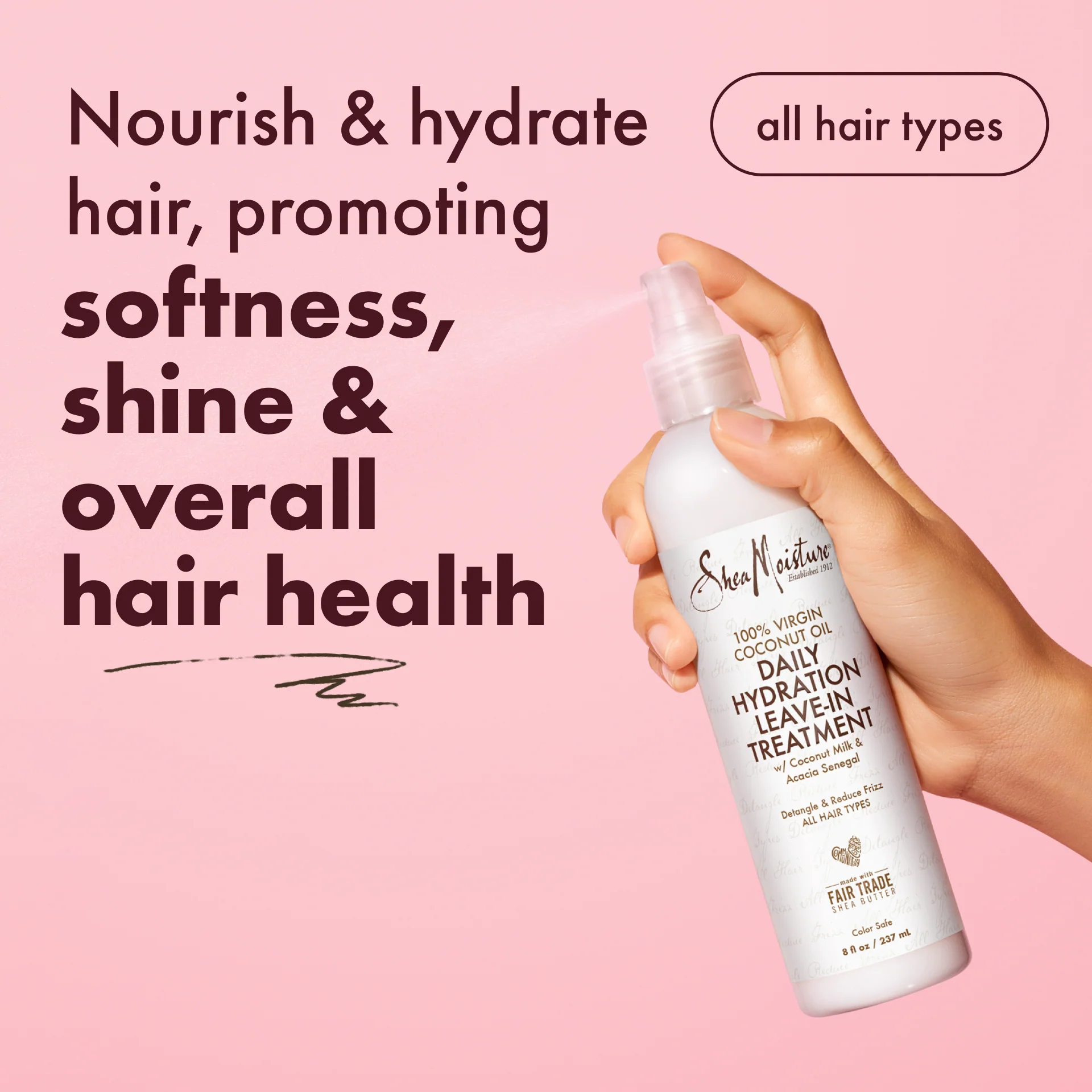 100% Virgin Coconut Oil Leave In Treatment - Image 3
