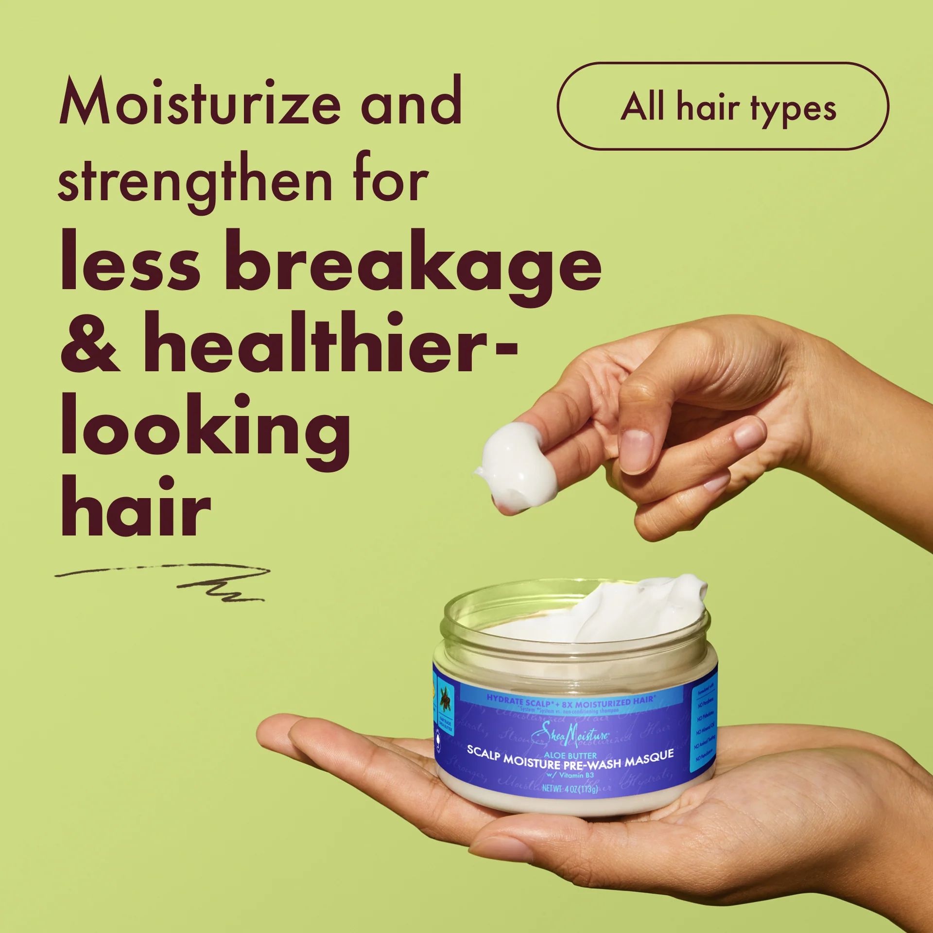 Aloe Butter Scalp Moisture Pre-Wash Masque - Image 3