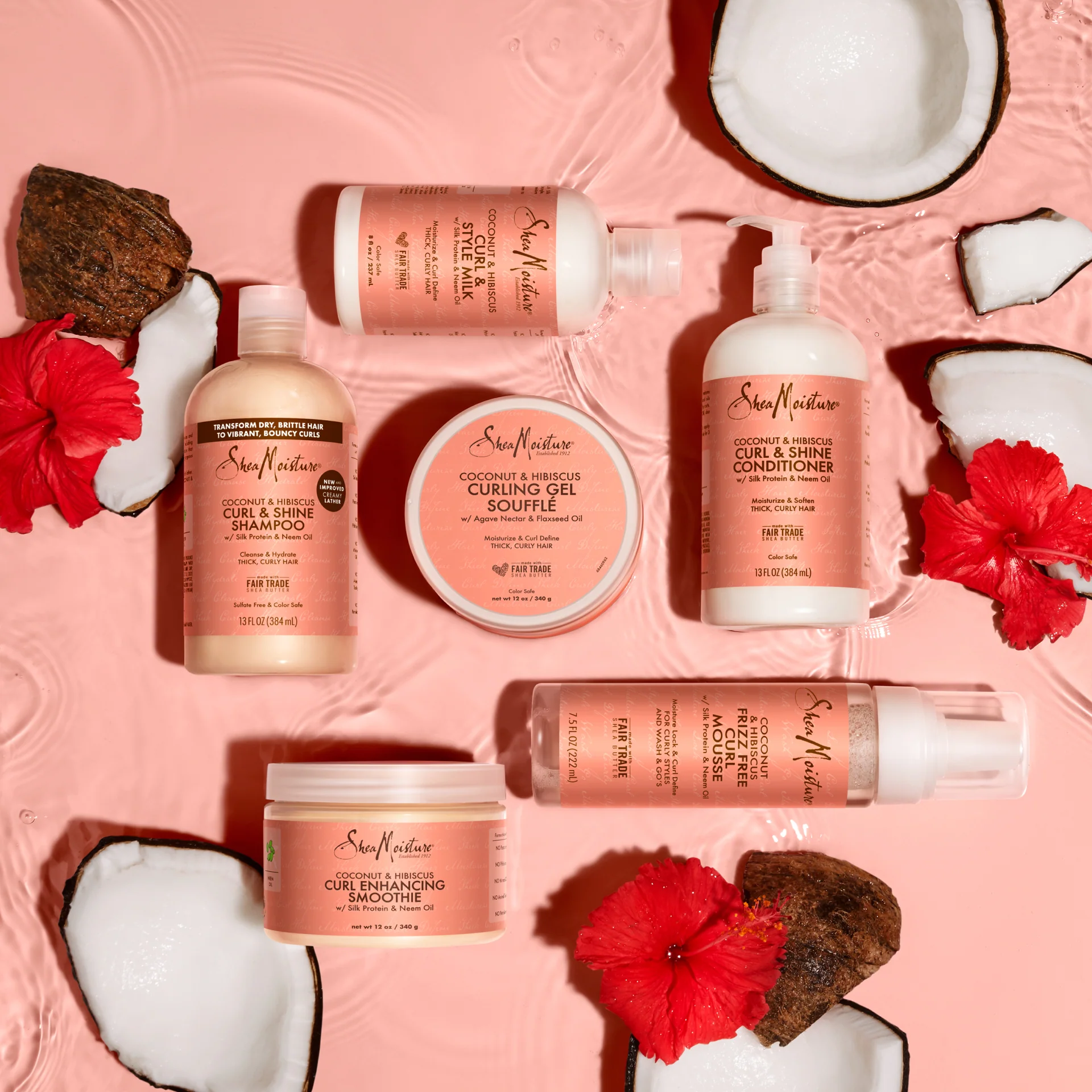 Coconut & Hibiscus Curl & Shine Shampoo - Image 4
