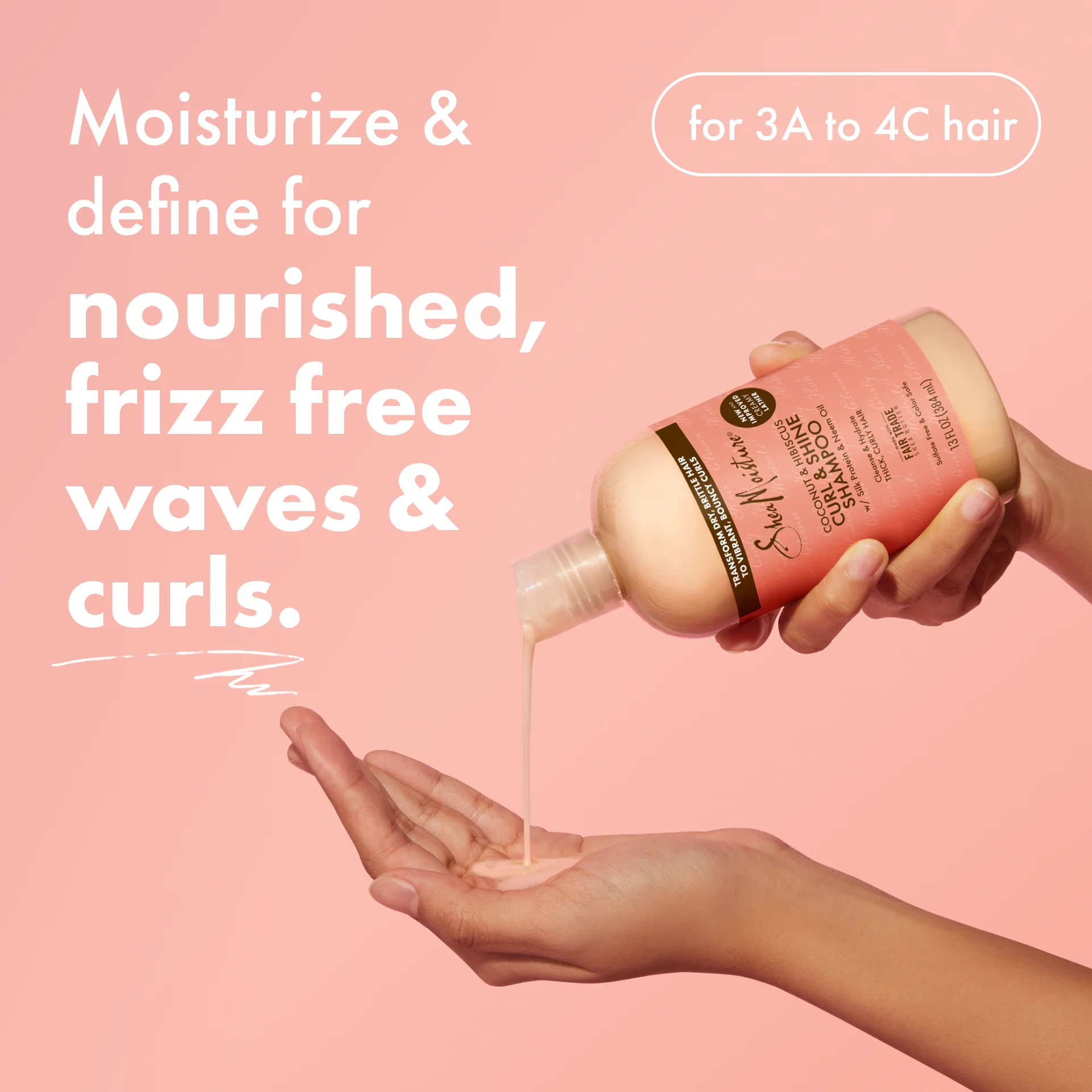 Coconut & Hibiscus Curl & Shine Shampoo - Image 6