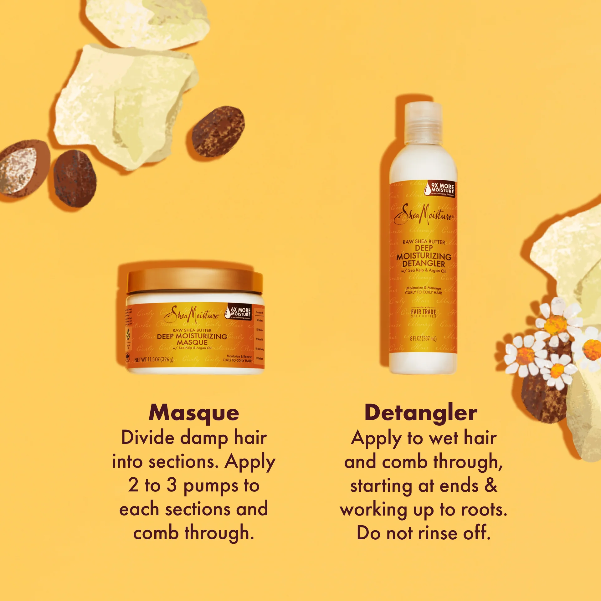 Raw Shea Butter Deep Moisturising Masque - Image 3